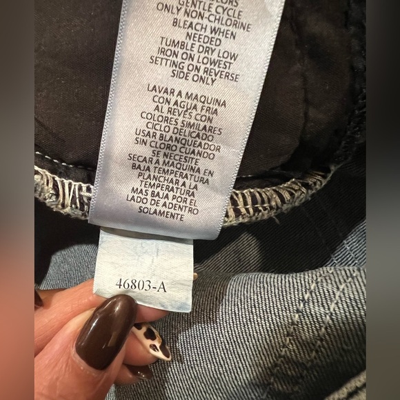 WIT & WISDOM Seamed High Waist Ankle Straight Leg Jeans In Bl-blue Size 6 NWOT - Picture 9 of 11